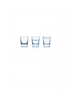 3 Water Glasses